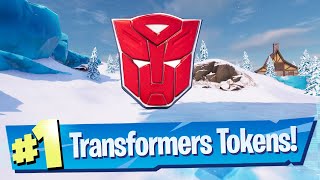 Collect the first Transformers token All Locations - Fortnite