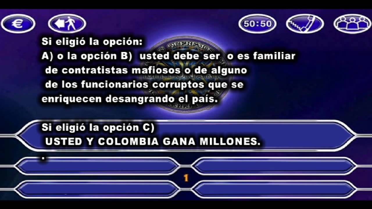 Quien quiere ser millonario pregunta 2 YouTube Quien quiere ser millonario pregunta 2 YouTube