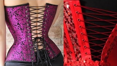 How to Properly Lace up a corset/Double Spiral Method