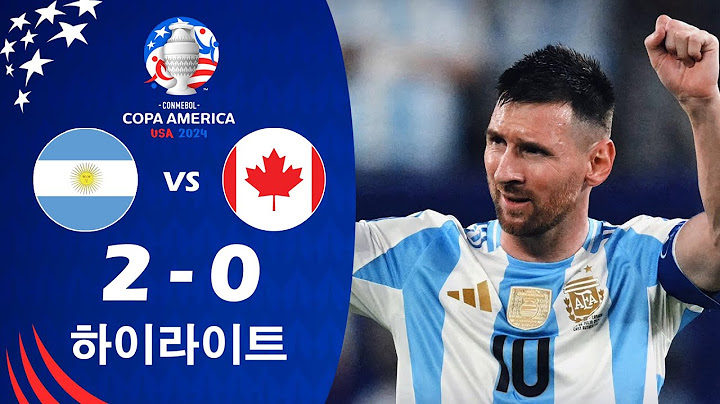 하이라이트: 아르헨티나 2-0 캐나다 | 준결승 | 코파 아메리카 2024™