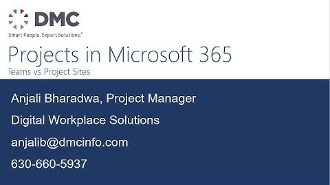 Projects in Microsoft 365