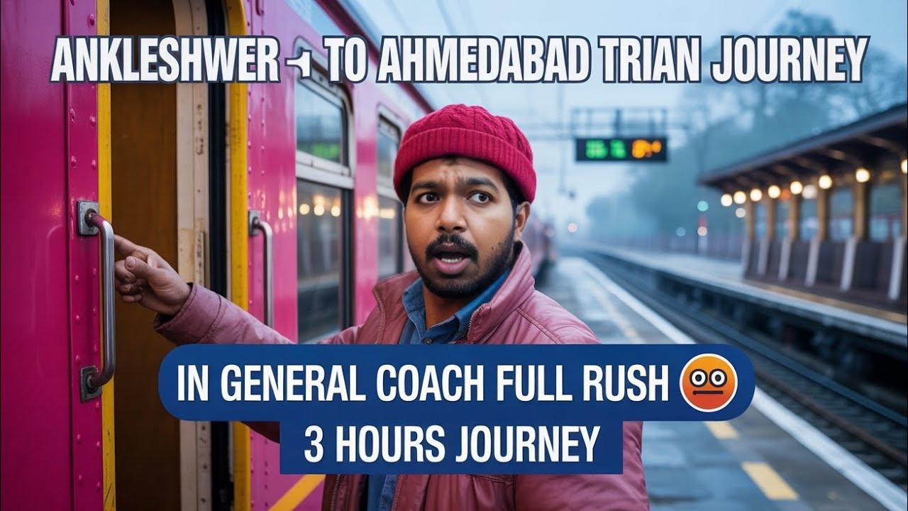😲 General Coach Ka Sach | Ankleshwar Se Ahmedabad Tak Ka Safar ।। Dukan vlogs 