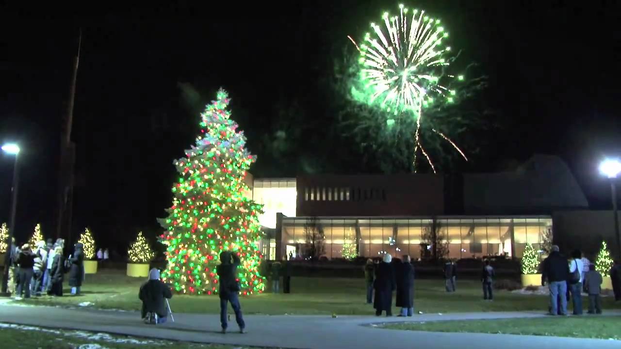 Valpo Christmas Tree Lighting YouTube