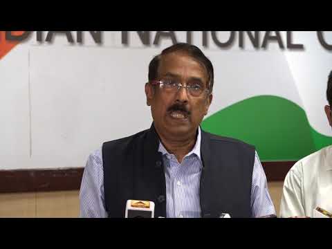 AICC Press Briefing By Tom Vadakkan in Congress HQ on BJP's Lies.