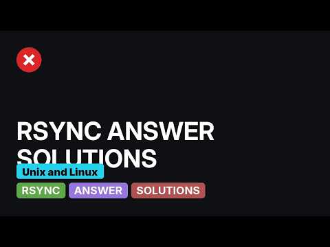 Unix & Linux: rsync not overwriting newer files (3 Solutions!!)