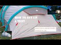 HOW TO SET UP A TENT - QUECHUA AIRSECONDS FAMILY 4.1 XL