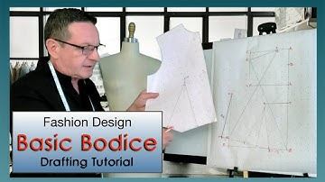 How To Draft Basic Pattern in Fashion Design ~ Pattern Drafting For Fashion Designing ~Learn Fashion
