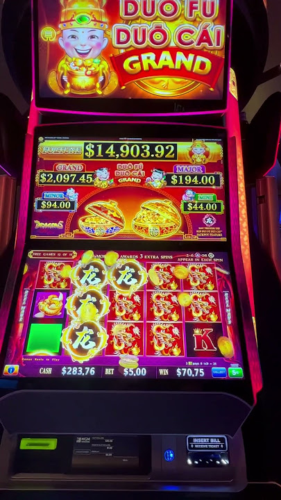 Duo fu duo cai! Such a fun game! #fypシ #youtubeshorts #slotmachine