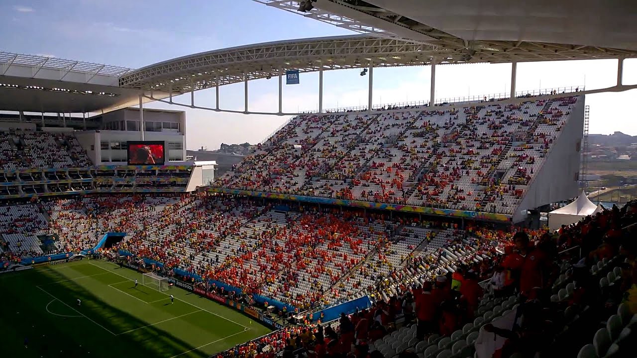 Arena Corinthians - visão a partir do setor leste superior