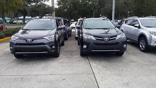 Comparison 2015 2016 Toyota Rav4 exterior