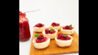 Mini Raspberry Cheesecakes Recipe Raspberry Cheesecake