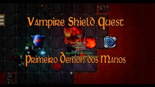 Vampire Shield Quest - Tibia Quests #16 [LOOT VAMPIRE SHIELD & Outros] - Part. McINSONIA & KERBA