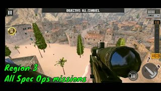 Sniper Zombies: Offline Shooting Games 3D-Region 3-Spec 1,2,3,4,5-Walk through-Android iOS - P 12 screenshot 4