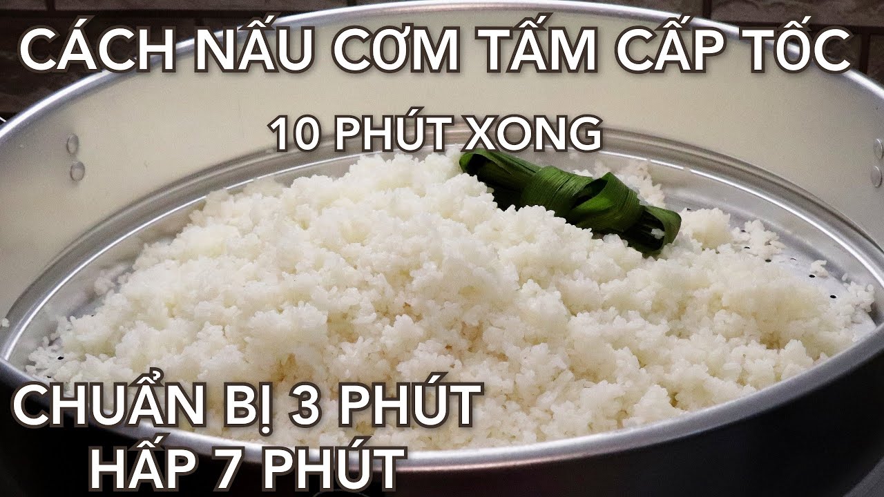 Hướng dẫn Cách nấu cơm – Cách nấu cơm tấm cấp tốc. 10 phút nấu xong một nồi cơm bạn có tin không. Cơm chín đều rất ngon.