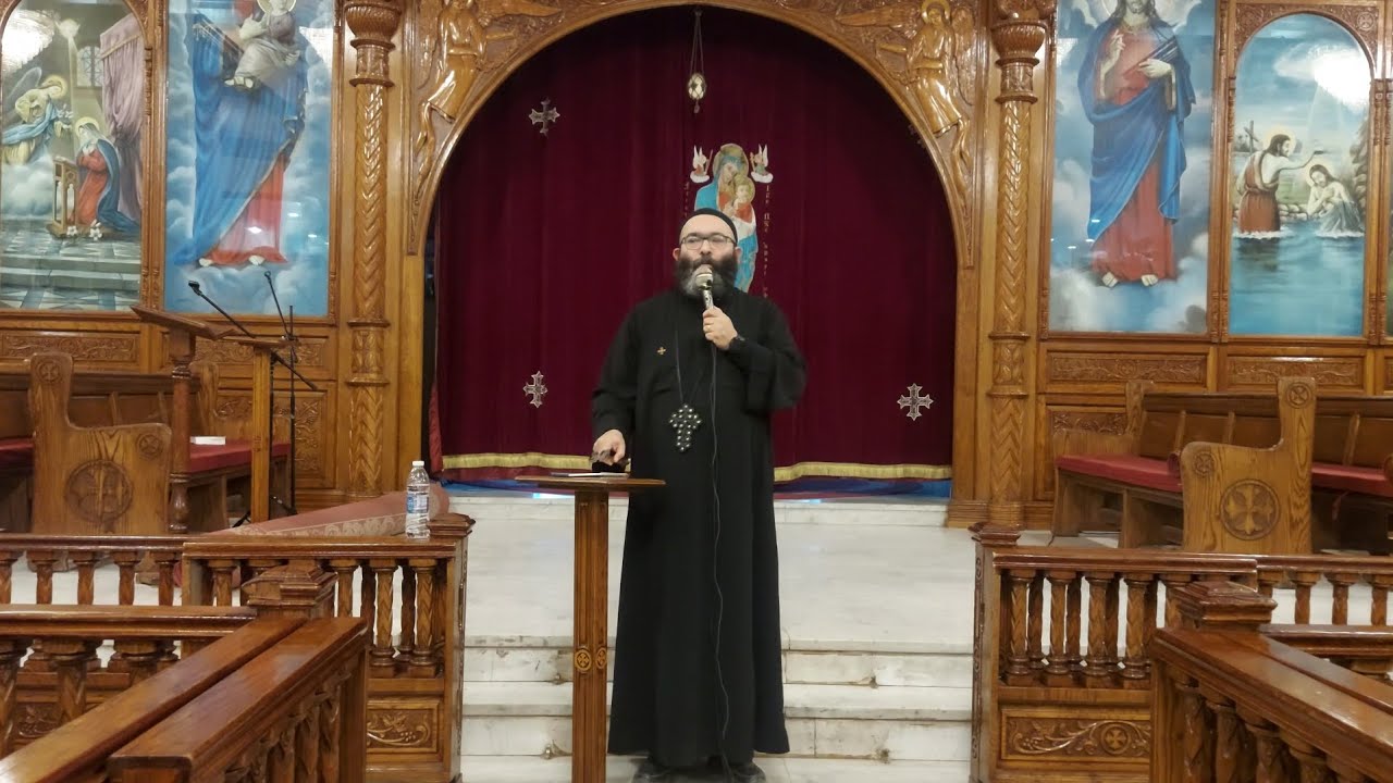 ندوة الحدود فى العلاقات - شباب و بنات أعدادى- لأبونا كيرلس - كنيسة العزراء مريم بالوجوه