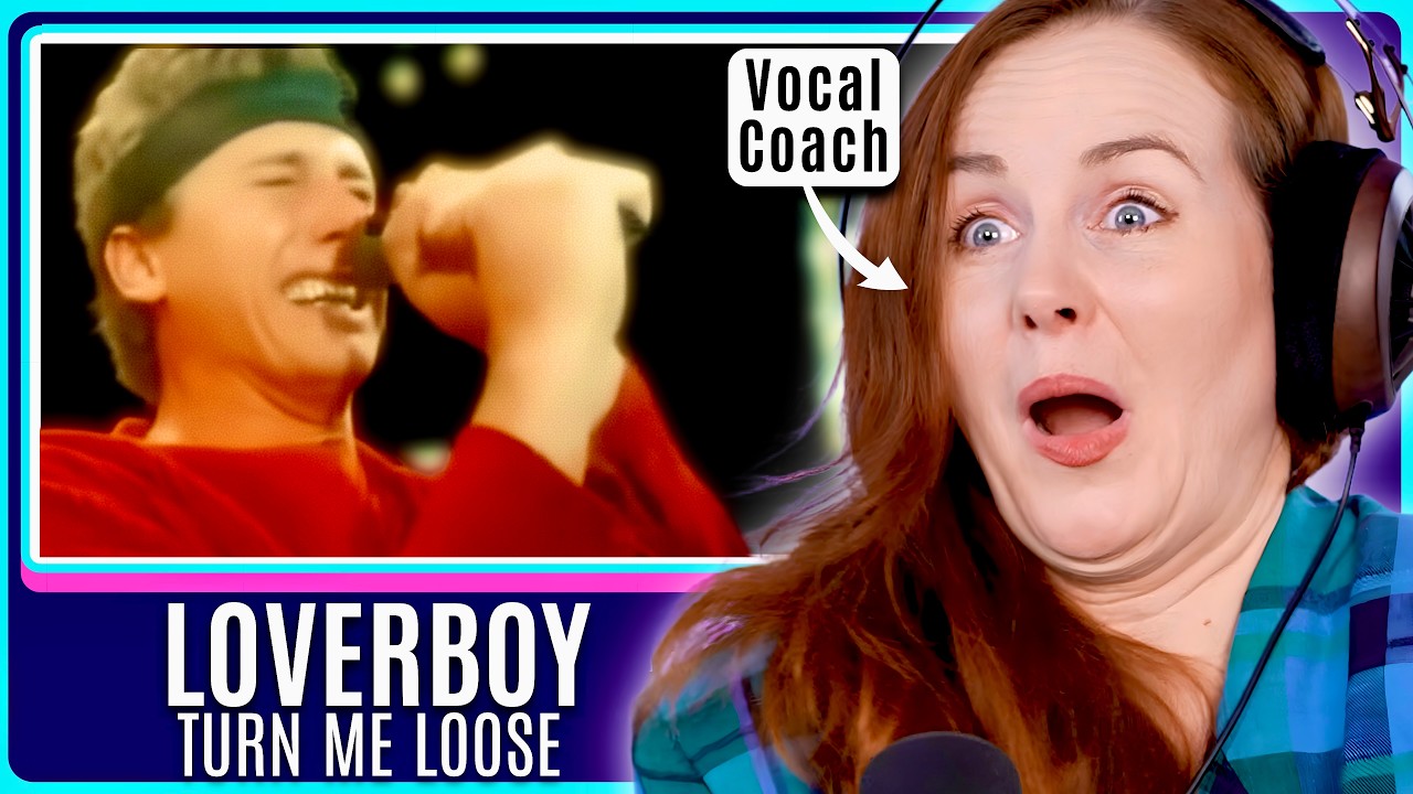 Рок арены 80-х! Я ОБОЖАЮ ЭТО! | Анализ вокала с тренером – Mike Reno | Loverboy – Turn Me Loose
