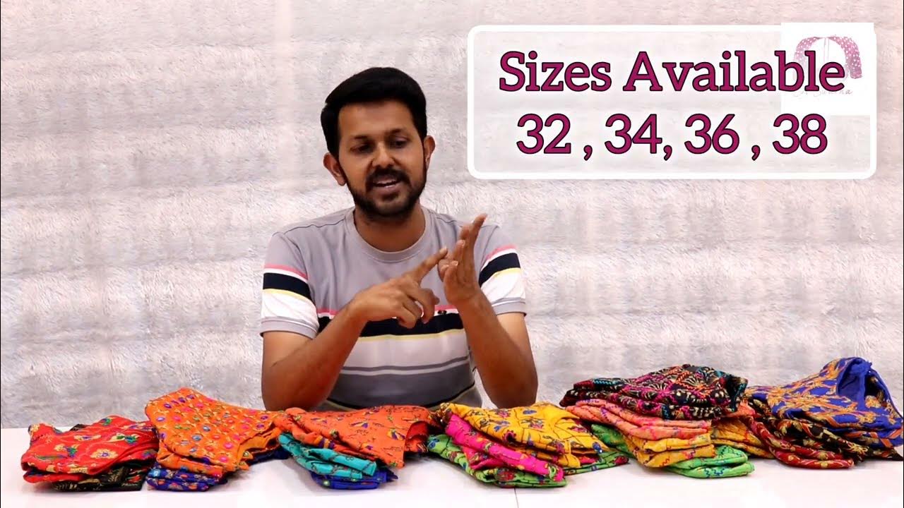 Regular/ Function Wear Embroidery Normal Stitching Readymade Blouses Whatsapp9972791803