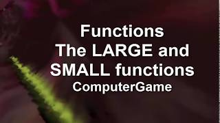Large and Small functions