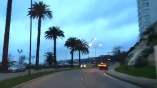 Driving Viña del Mar (Av. Libertad recorrido ida y vuelta), Valparaíso, Chile
