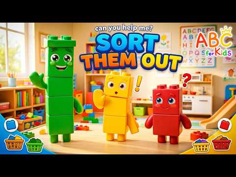 Sort Them Out! : Can You Help Me? | Sorting & Odd or Even Numbers | Animated math for children