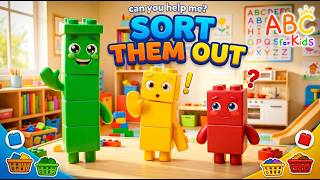 Sort Them Out! : Can You Help Me | Sorting & Odd or Even Numbers | Animated math for children