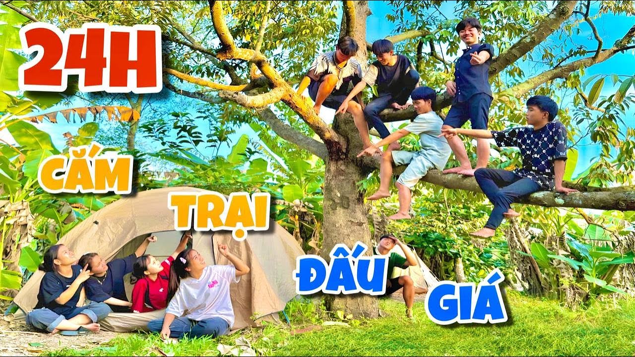 Anh Ba Phai | Thử Thách 24h Cắm Trại Đấu Giá Theo OTP - Hãy Chọn Giá Đúng⛺