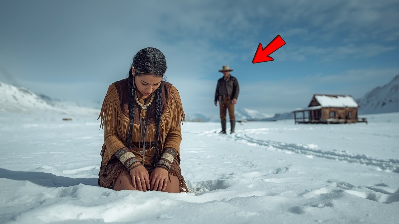Congelada, golpeada y sin ropa, se arrastró hasta su cabaña… y él la dejó vivir como una reina.