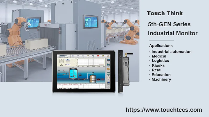 Touch Think 5th GEN Industrial Touch Screen Monitor - Industrial LCD Displays