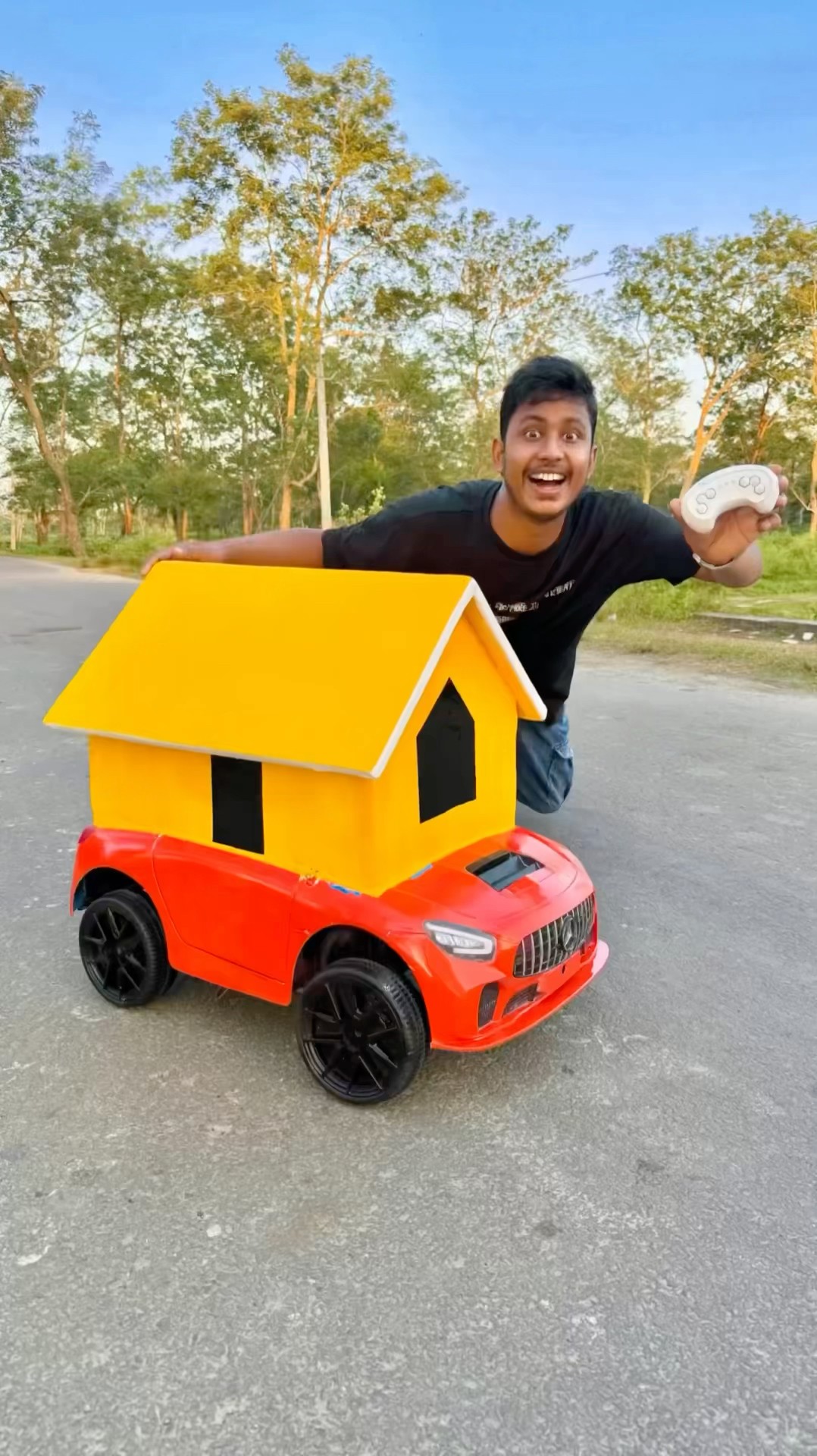 Car k Upar Ghar banana Sikho