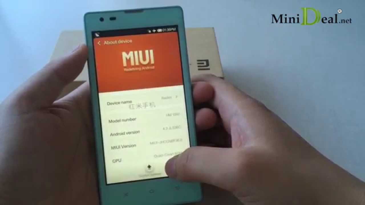 First Look for Xiaomi Redmi 1S Green SmartPhone