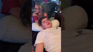 Joseph and his massage therapist Liz Riggins