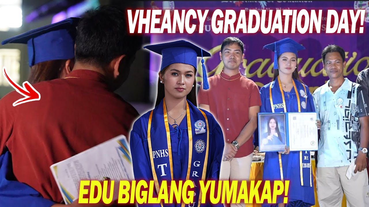 BIGLANG NAPAYAKAP SI EDU SA GRADUATION NI VHEANCY! (EDCY PART75)