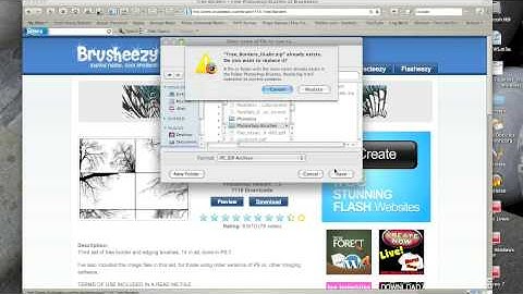Photoshop Elements Installing Brushes MAC