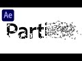 Particle Fill Text Effect Tutorial in After Effects