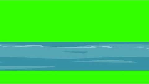 River water ftow Animation II Green Screen II 2d Ftash Animation II For your YouTube Channel