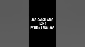 Age calculator using Python 📊 language #viral #python #Trending #shortvideo #support #coderrehan