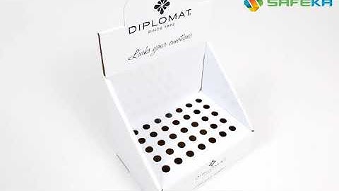 Corrugated Cardboard PDQ Display Box for Pen-pdq factory-Safeka