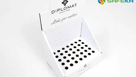 Corrugated Cardboard PDQ Display Box for Pen-pdq factory-Safeka
