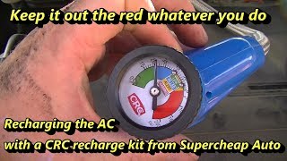Ford Mondeo Ac Recharge Using The Crc Kit From Supercheap
