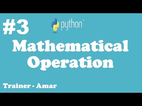Python From Scratch || Mathematical Operation - Operator - Operand- Operator Precedence || Part-3