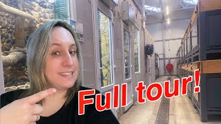 Tour through my breeding facility at Quality Reptiles in the Netherlands (EU)
