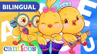 Vocales/Vowels - Español & English, estimulación temprana con Canticos! Pio Pio