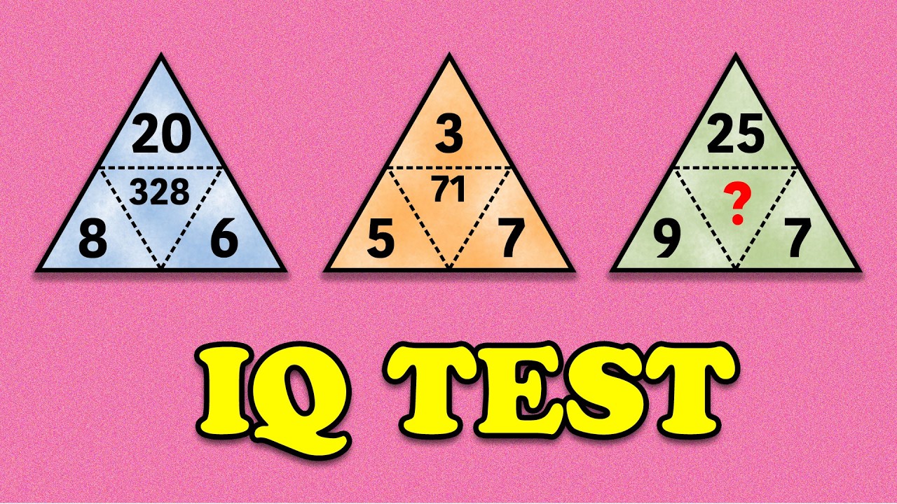 Can You Solve These Colorful Triangles? Brain Teaser! - YouTube