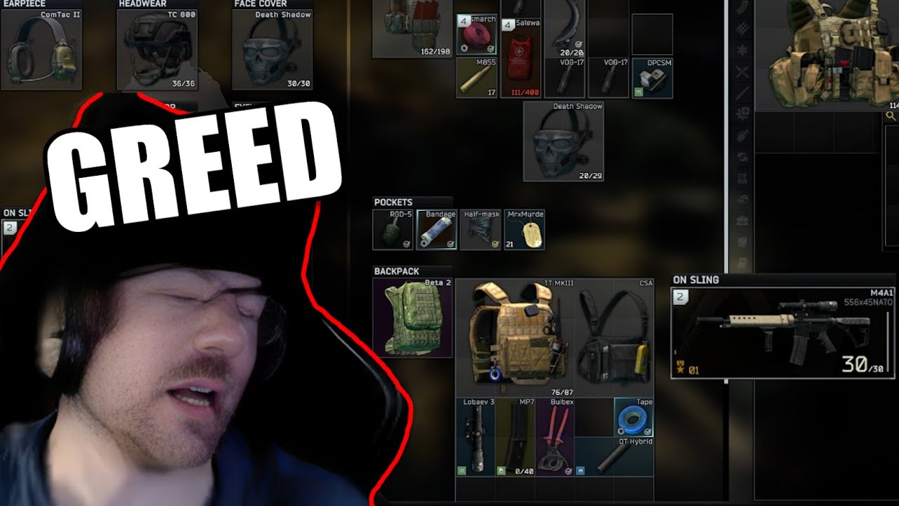 ЖАДНОСТЬ станет моей целью в Escape From Tarkov