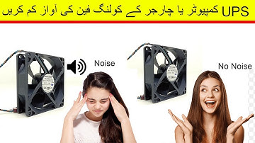Mini dc fan ups, inverter and charger fan noise/ slow speed problem solved