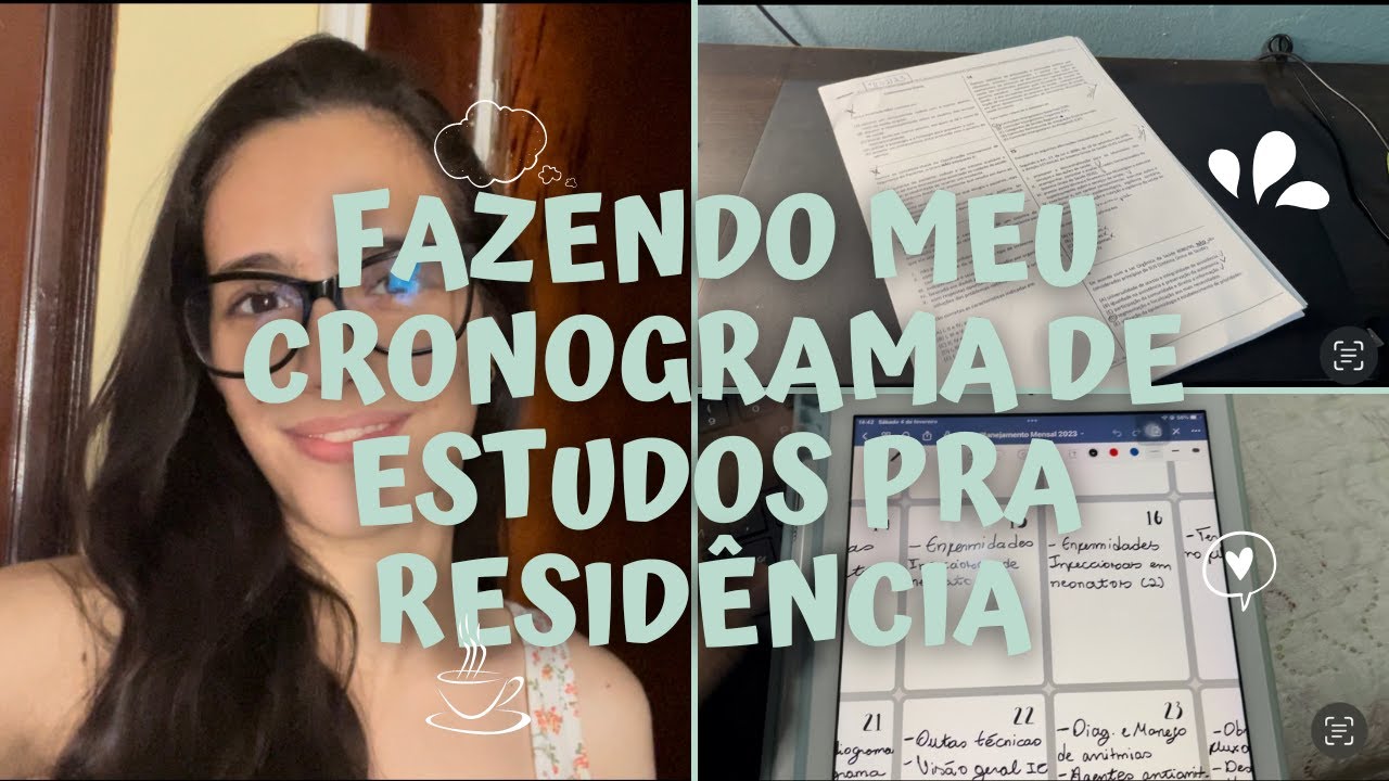 RESIDÊNCIA MÉDICA VETERINÁRIA | Fazendo Meu Cronograma de Estudos #1 ...