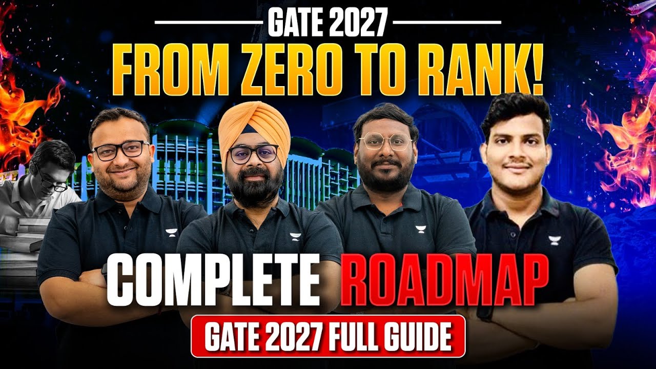 Zero to AIR: GATE 2027 Full Strategy & Complete Study Plan - YouTube
