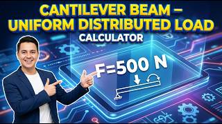 Cantilever Beam — Uniform Distributed Load Calculator — How to Use It | Engineering Tool