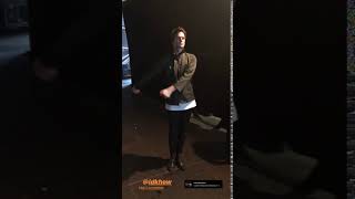 Dallon Weekes Flossing to Introduction via Breezy's Instagram Story