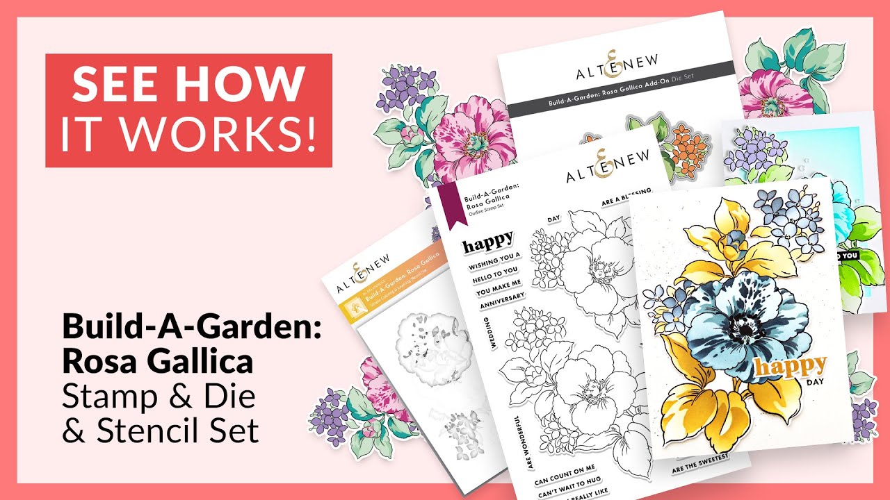 Build-A-Garden: Rosa Gallica & Add-On Die Bundle